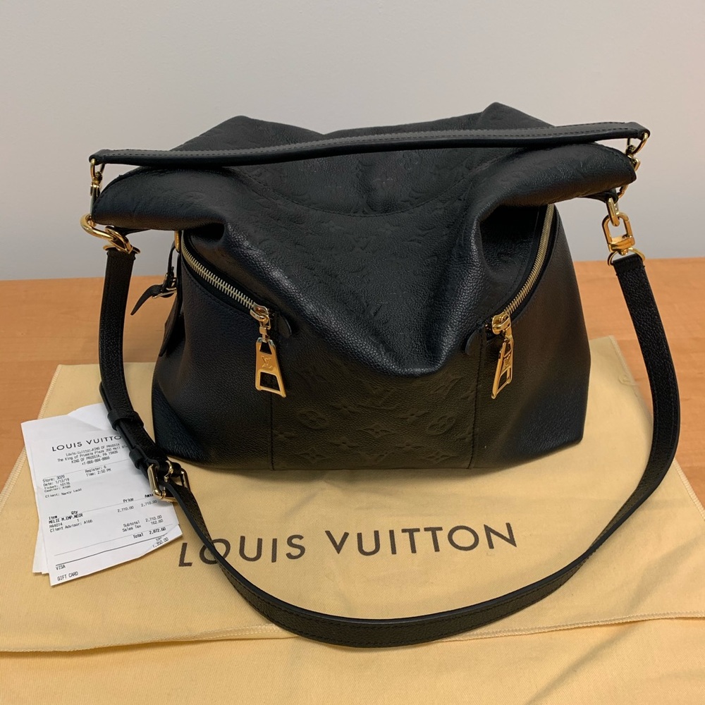 Louis Vuitton Melei Noir (black) Monogram Leather